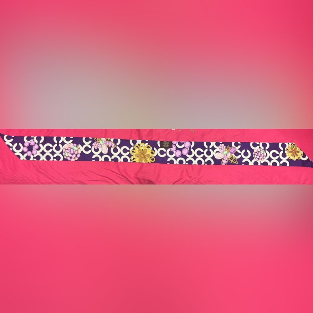 Authentic NWOT Coach Scarf $75 OBO